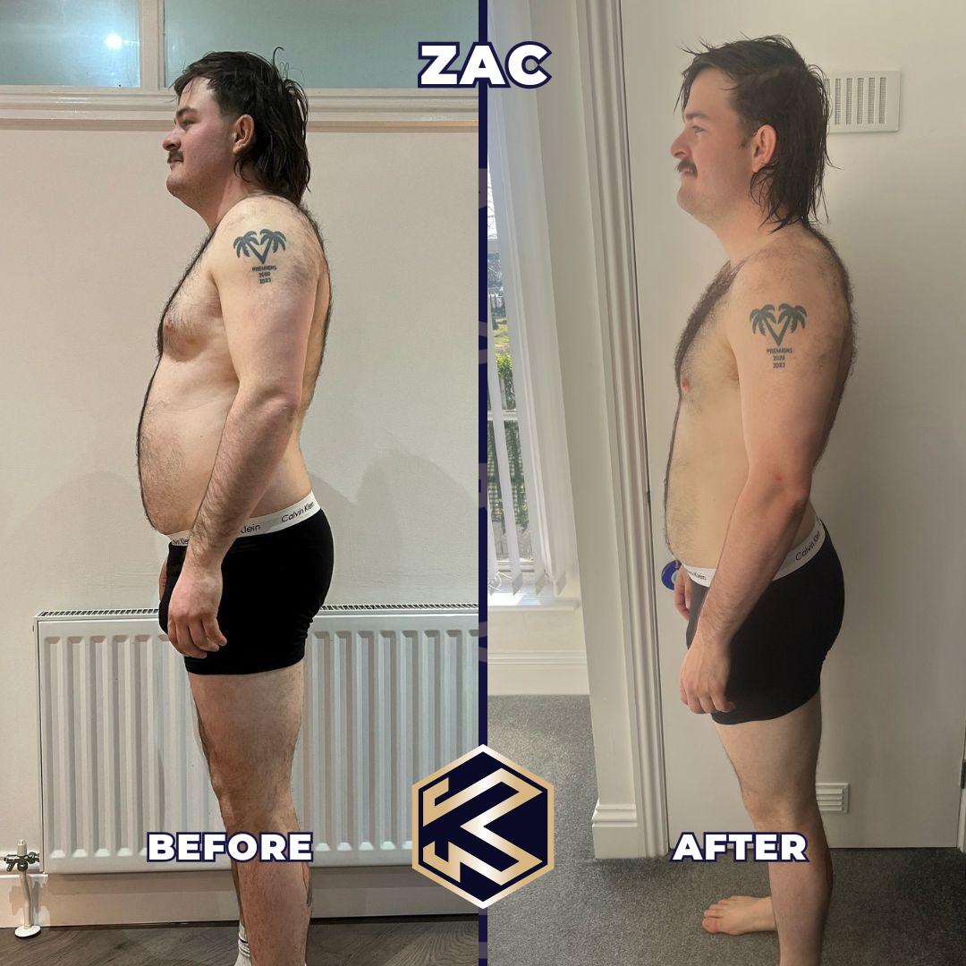 Client transformation — lost 10kg